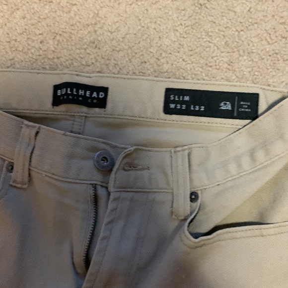 Mens bullhead slim fit 32x32 pant - Picture 3 of 3